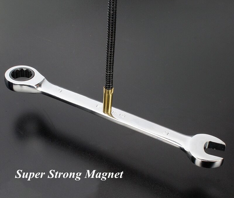 Flexible Pick Up Magnet Long Spring Picker Car Repair Catcher Metal Screw Parts Searcher for Neodymium Magnet Search Metal Rod