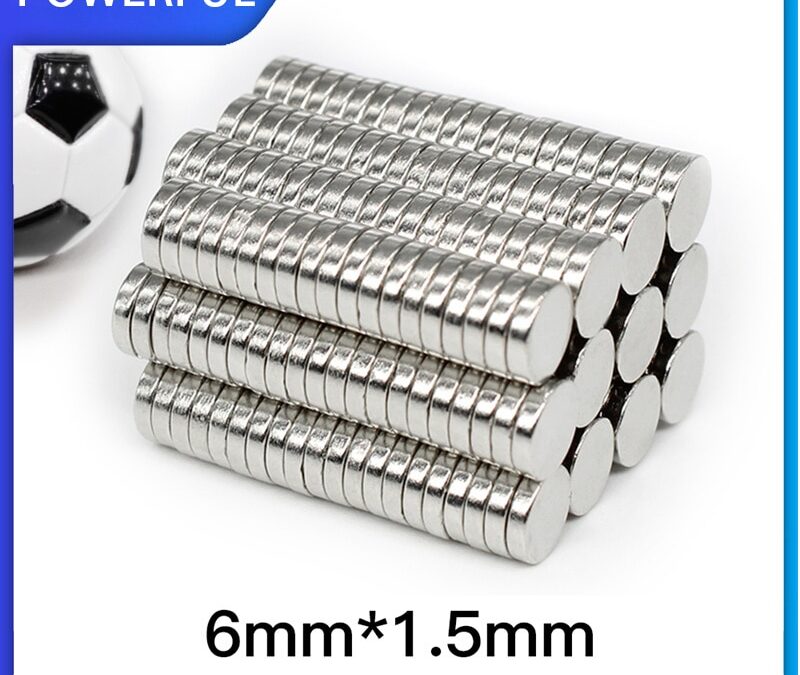 50~1500PCS 6x1.5mm  Disc Strong Permanent Neodymium Magnets 6mm x 1.5mm Thin Small Round Search Magnet 6*1.5mm
