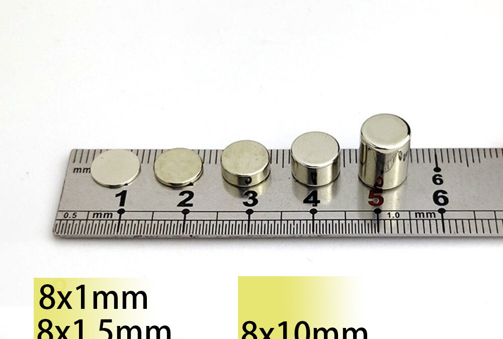 8x1mm 8x1.5mm 8x2 8x3 Magnet Superpower8*2mm N35 Neodymium Magnets Nickle Coating Search Magnetic Fridge DIY Crafts NdFeB Aimant