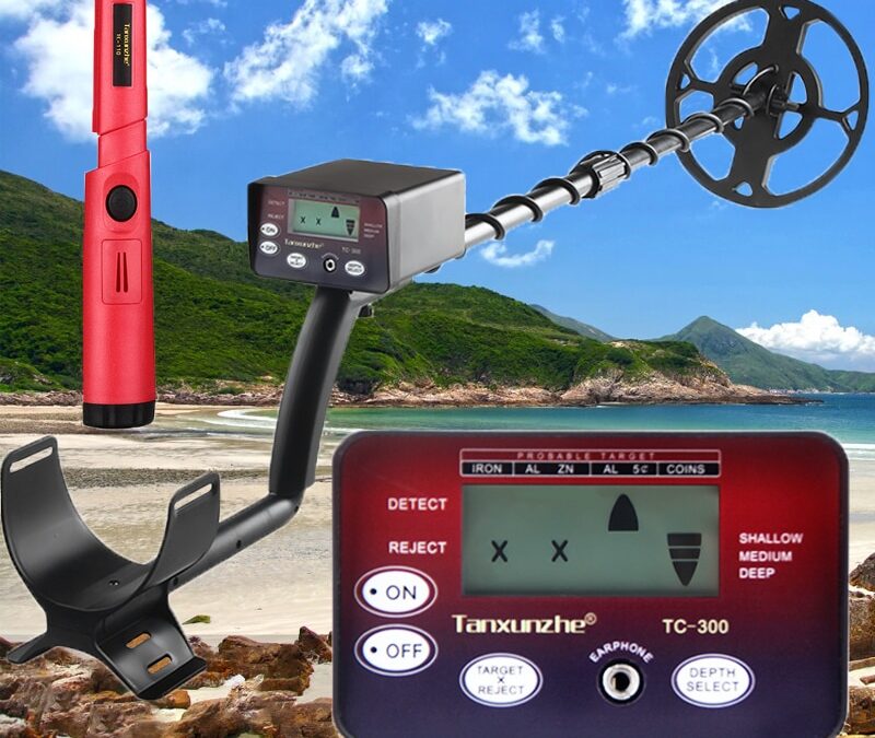 High Sensitivity Metal Detector IP68 Waterproof Treasure Search Detector pointer Profesional Pinpointing Underground Gold Iron