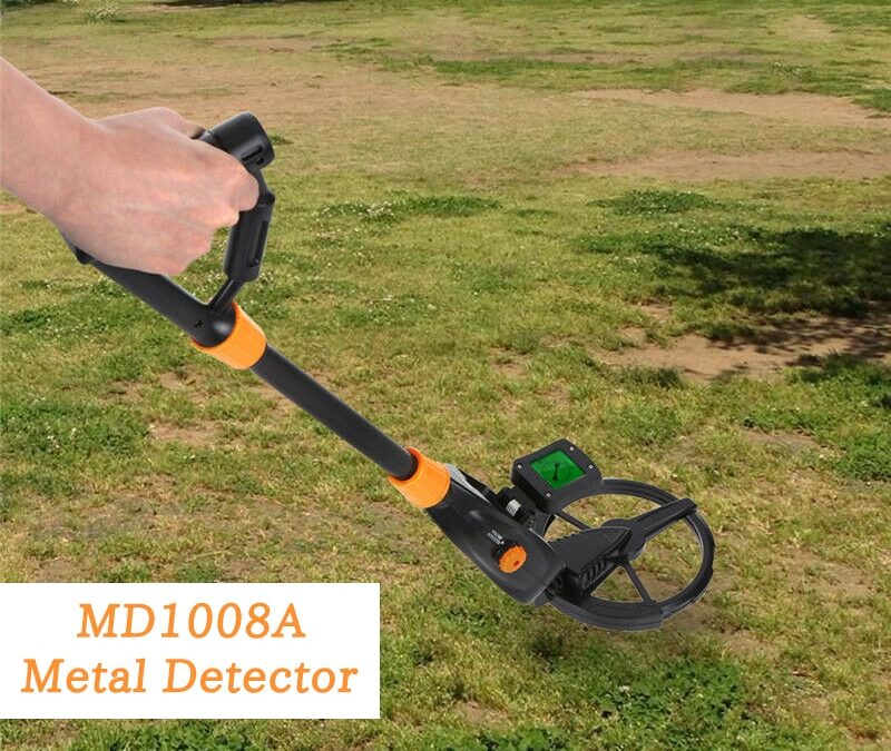 MD1008A Professional Underground Metal Detector with waterproof search coil Gold Detector Treasure Hunter Detecting Pinpointer