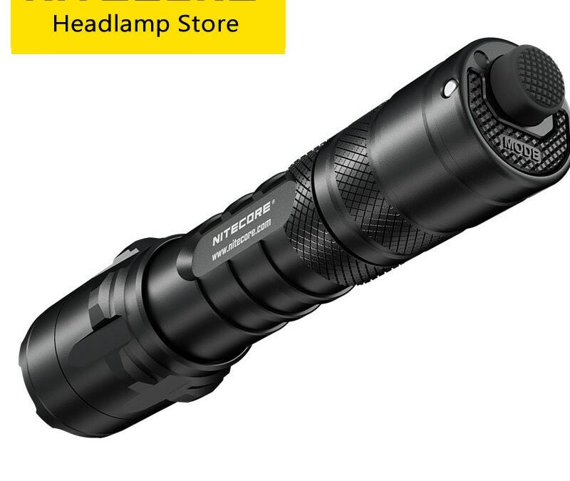 NITECORE P20 V2 Strong Light 1100 Lumens Instantaneous Flash LED Portable Tactical Flashlight Search Torch Lamp18650 Battery