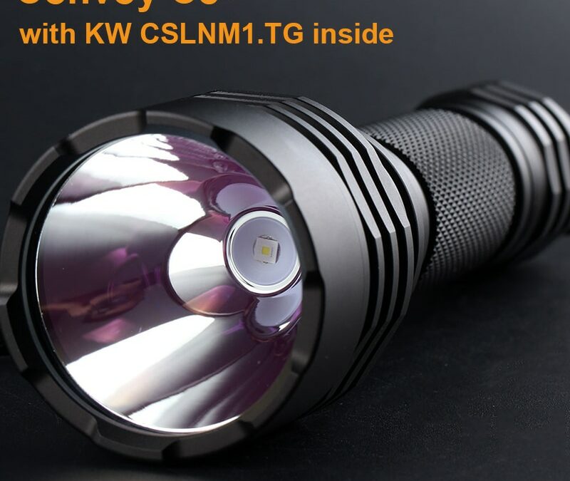 Convoy C8 Plus Flashlight with KW CSLNM1.TG Led 6500K High Powerful Portable Tactical Flash Light 18650 Fishing Camping Torch