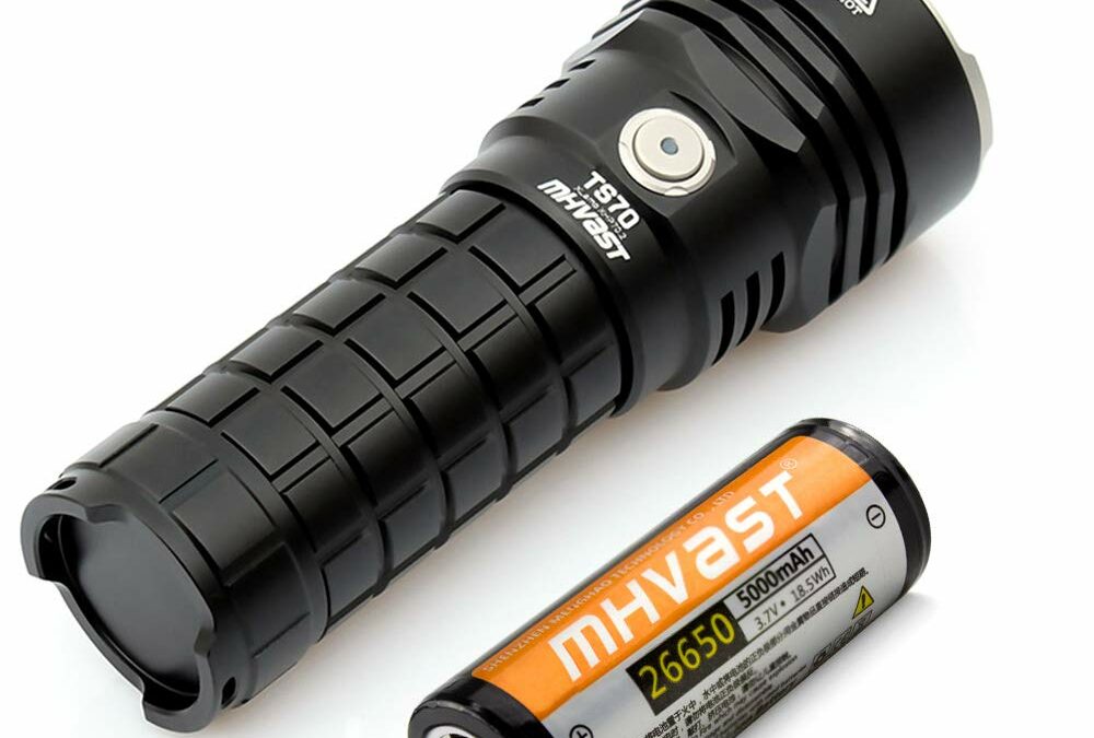 New!MHVAST TS70 led flashlight cree XHP70.2 3860 lumnes high power lamp searching flashlight Type-c 2A 26650 battery include