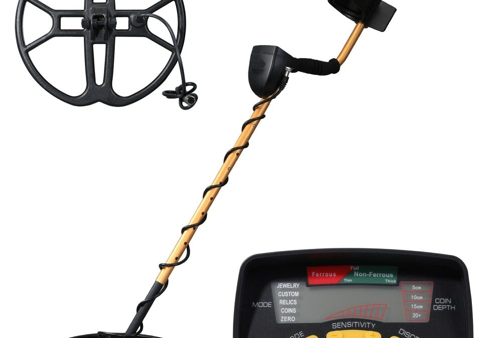 Professional Underground Metal Detector MD6350 with high sensitiviity12 inch search coil LCD treasure gold hunter Pinpointer