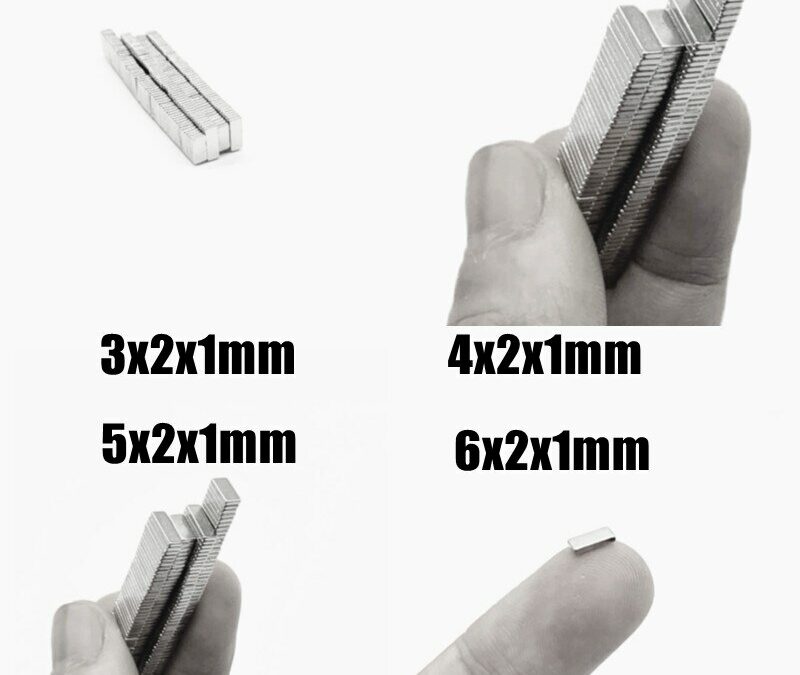 10 20 50PCS  Magnet 3x2x1 4x2x1 5x2x1 6x2x1  mm N35 Square Rare Earth Powerful Neodymium Magnetic Magnet