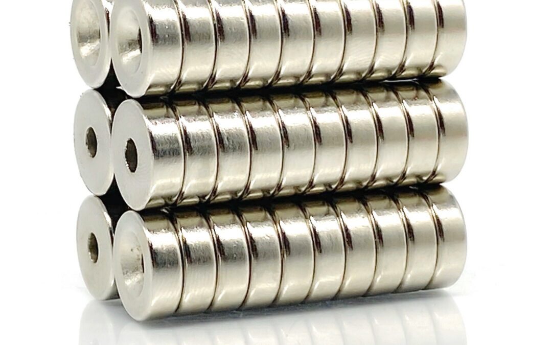 2-200Pcs 15x5-4 Neodymium Magnet 15 x 5 Hole 4 N35 NdFeB Round Super Powerful Strong Permanent Magnetic imanes 15x5 Hole 4