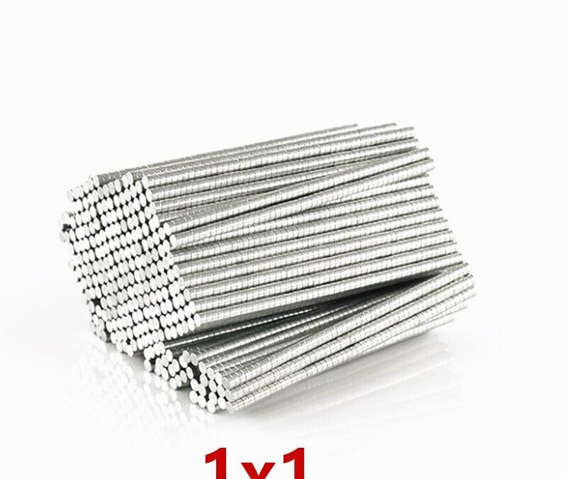 50/100/500Pcs 1x1mm Magnet 1x1 Super Strong Neo Neodymium Magnet  Permanent Magnet  Rice Size Magnet 1mm x 1mm