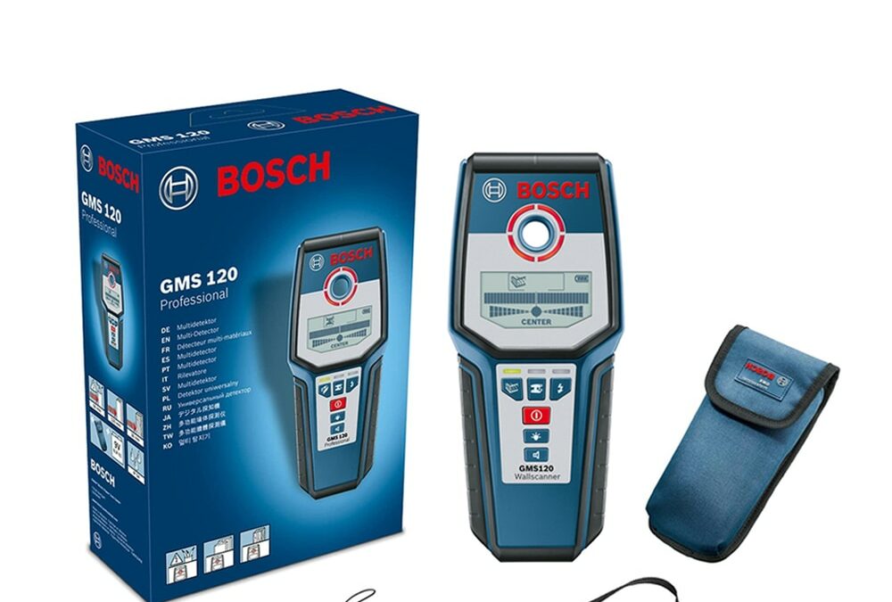 BOSCH GMS 120 Wall Detector To Detect Metal Steel Wire Measuring Tool Professional Measuring Wire / Wood / Copper / Metal