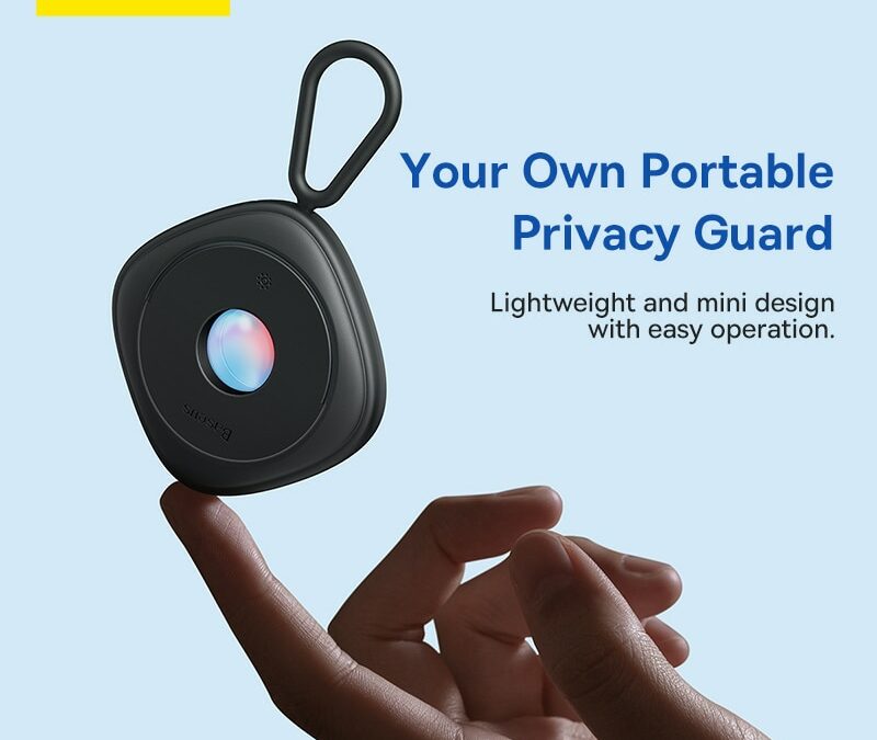 Baseus Anti-spy Hidden Camera Detector Portable lnfrared Detection Security Protection for Hotel Locker Room Public Bathroom