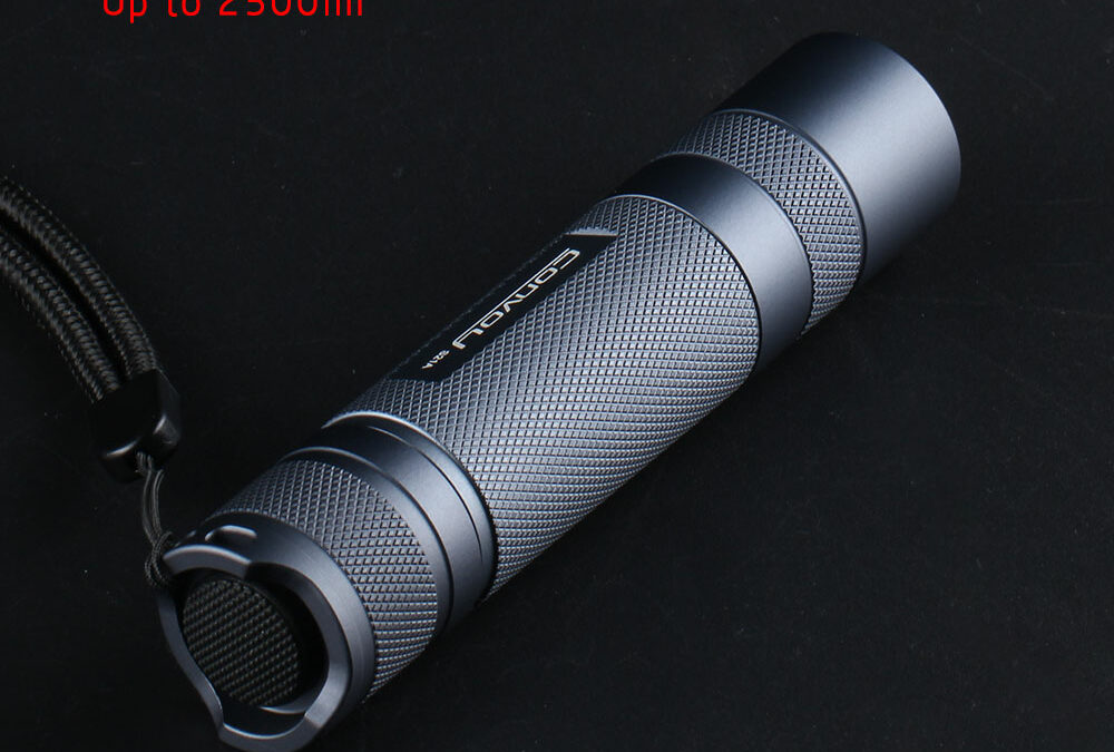 Gray convoy S21A with luminus sst40 ,copper DTP board and ar-coated inside, Temperature protection,21700 flashlight,torch light