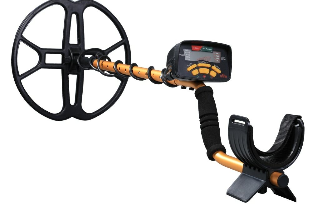 Professional Metal Detector MD6350 with High Sensitiviity 12 Inch Searching Coil LCD Treasure Gold Hunter Pinpointer