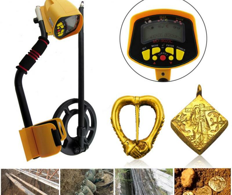 Sound alarm Metal Detector Underground Metal Digger Metal Deep Search Hunter LCD Waterproof search coil Adjustable Stem