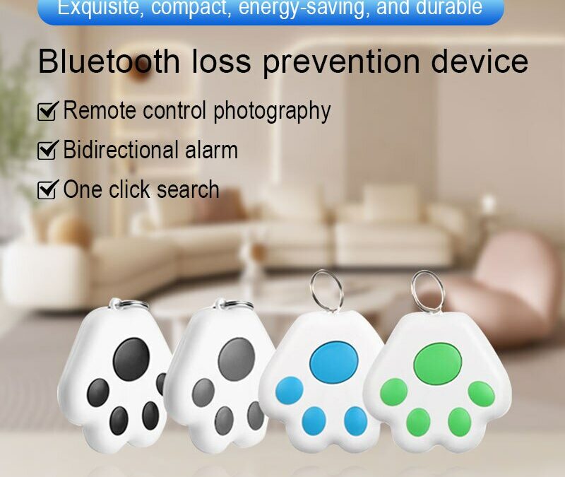 ZK30 Dog Claw Bluetooth Loss Prevention Device For Mobile Phones Wallets Keys Backpacks And Devices For Bidirectional Search