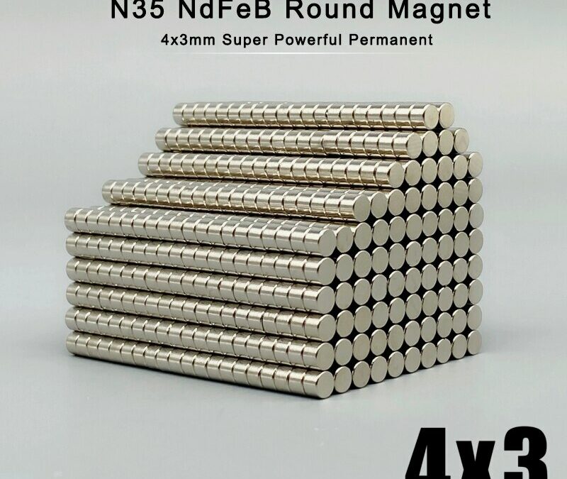 20~2000Pcs 4x3 mm Small Circular Magnets 4mmx3mm N35 Neodymium Magnet strong Dia 4x3mm Permanent NdFeB Magnets disc 4*3 mm
