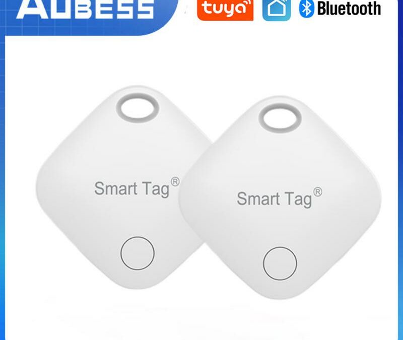AUBESS Tuya Smart Tag Anti-Lost Alarm Bluetooth Wireless Tracker Stuff Two-way Search Suitcase Key Pet Finder Location Record