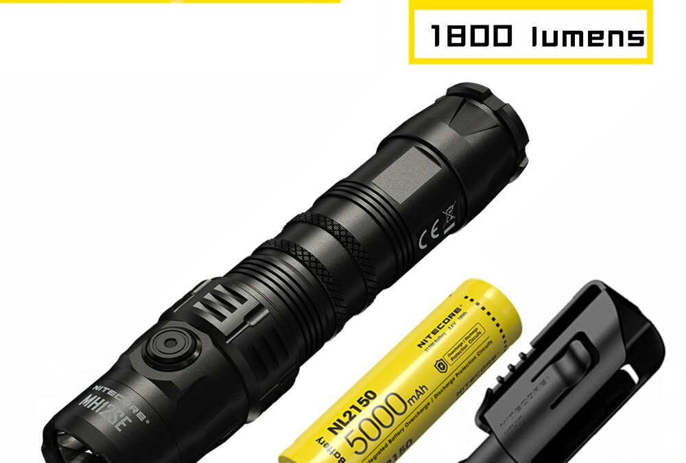 NITECORE MH12SE flashlight Rechargeable Torch Powerful Led Flashlight Tactical Torch for camping searching Self-defense