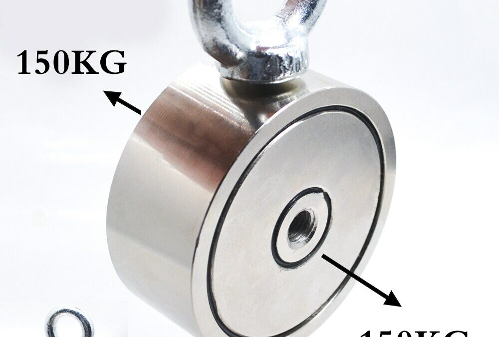 Strong Neodymium Magnet Double Side Search Magnetic hook D48 - D74mm Super Power Salvage Fishing Magnetic Stell Cup Holder