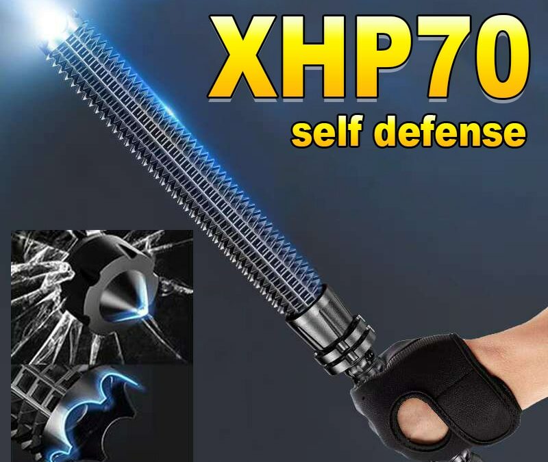 Brightest XHP70 Baseball Bat Flashlight 18650 Battery Rechargeable Led Torch Outdoor Self Defense Search Flashlight to Emergency
