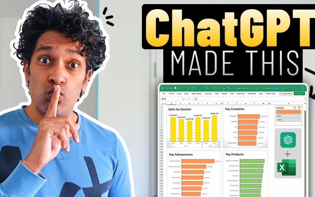 DON'T tell my boss, but ChatGPT made this Excel dashboard 🤫