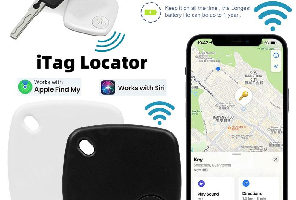 Tuya Smart GPS Tracker Tag Anti-Lost Alarm Wireless Bluetooth Tracker Two-way Search Suitcase Key Pet Finder Location Record