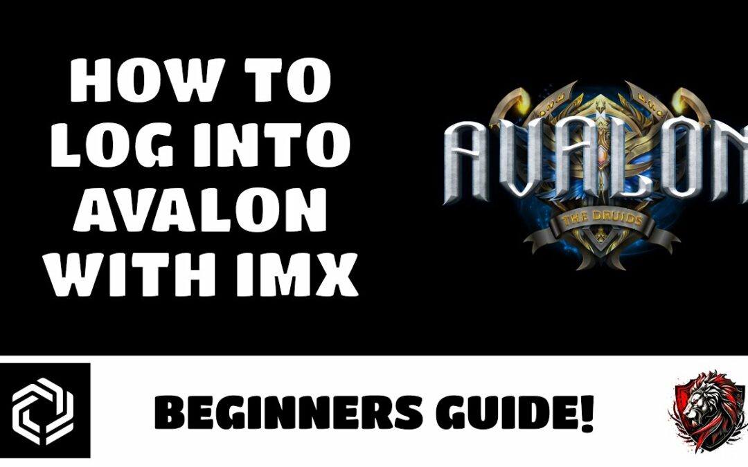 Avalon NFT Game | How To Log In Using IMX | Immutable X Blockchain