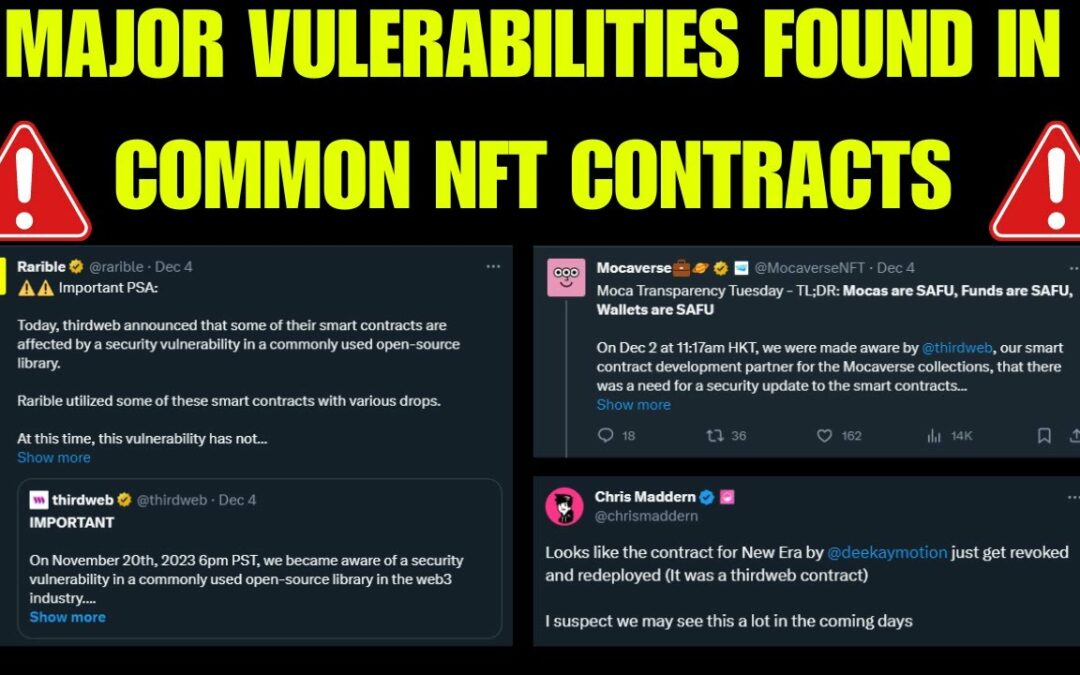 Exploits on Ethereum NFT Contracts | Bitcoin Ordinals Could Be Eliminated | Square Enix Game Goofs |