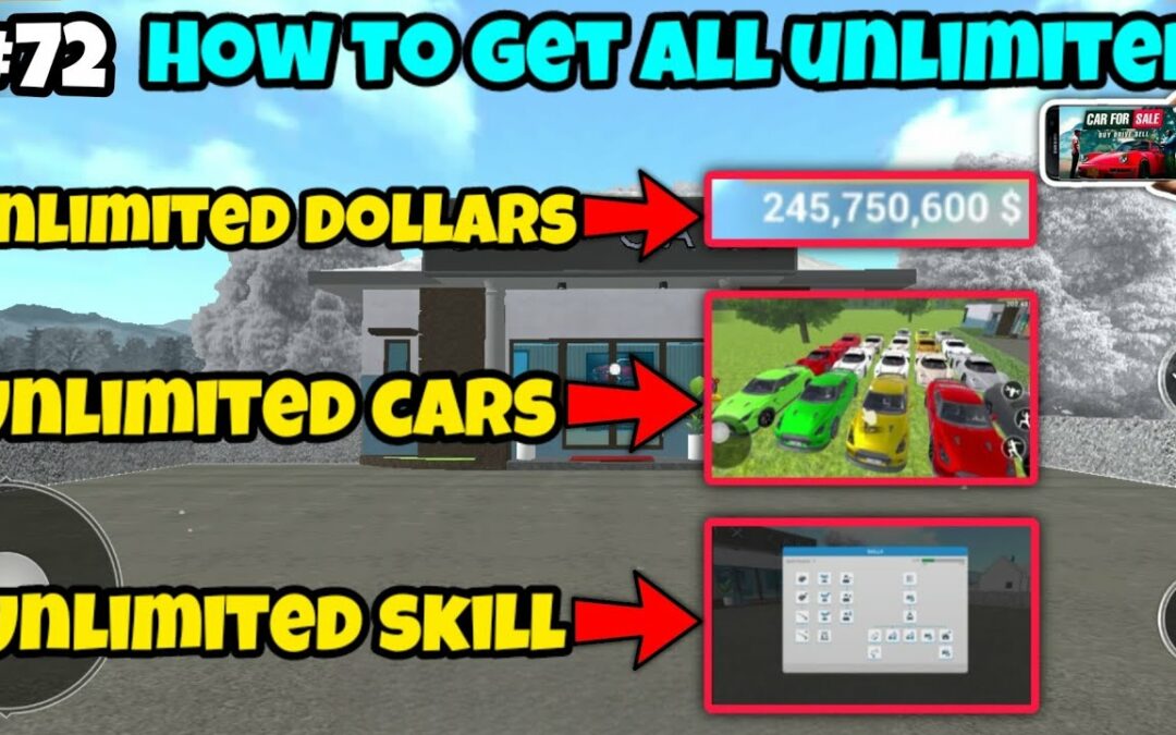 How To Get Unlimited Dollars Unlimited Cars Unlimited Skill In Car For Saler Simulator Dealership ||
