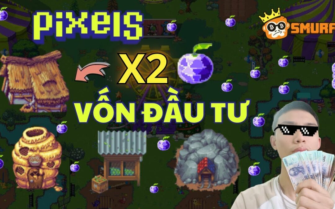 PIXELS NFT GAME | Hướng dẫn chơi game và kiếm tiền #4 | Nhân đôi $BERRY từ trang trại trong pixels.
