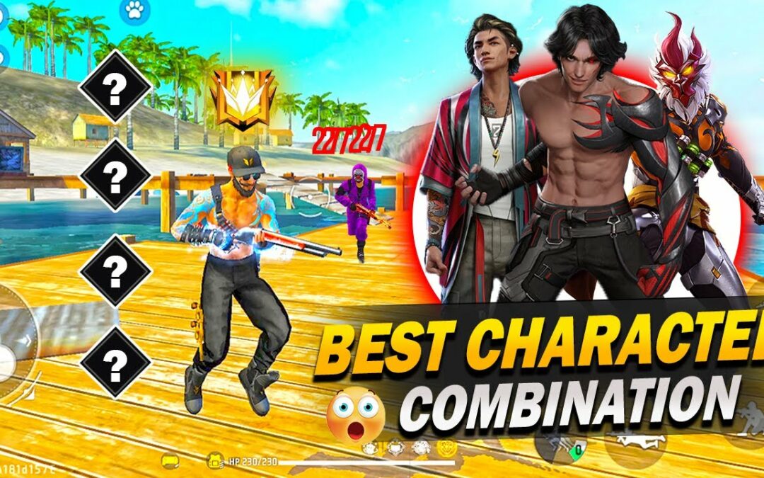 Top 3 Secret Best Character Combination 😱  For Free Fire BR Ranked & CS Ranked FF Best Combination