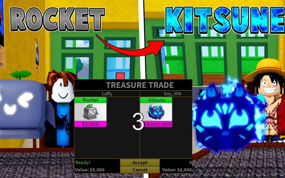 Trading Rocket to Kitsune in Blox Fruits - Part 1
